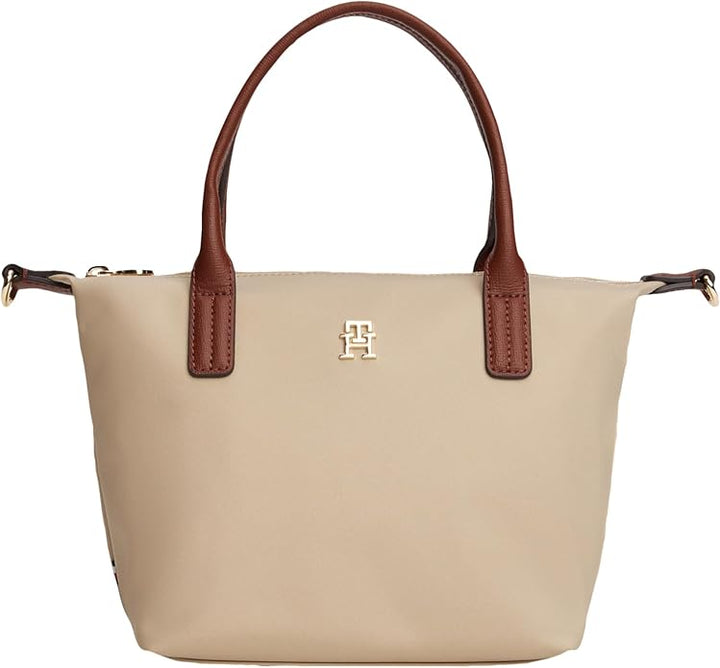 Tommy Hilfiger Popette Small Tote Bag with Removable Crossbody Strap - Sandalwood