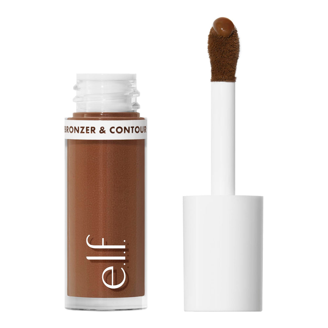 e.l.f. Camo Liquid Bronzer & Contour, Silky Highly Pigmented Formula, Creates a Long-Lasting Bronzed Glow & Natural Look, Vegan & Cruelty-Free