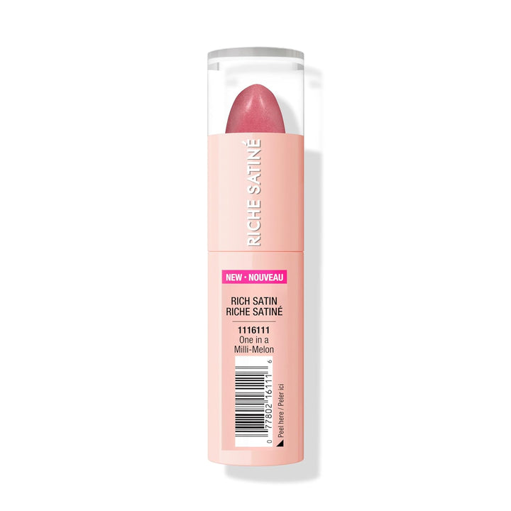 wet n wild Mega Last Rich Satin Lip Color, Rich Creamy Color with Satin Finish, Infused with Vitamin E &amp; Moisturizing Argan Oil, Lightweight, Silky-Smooth, Vegan &amp; Cruelty-Free