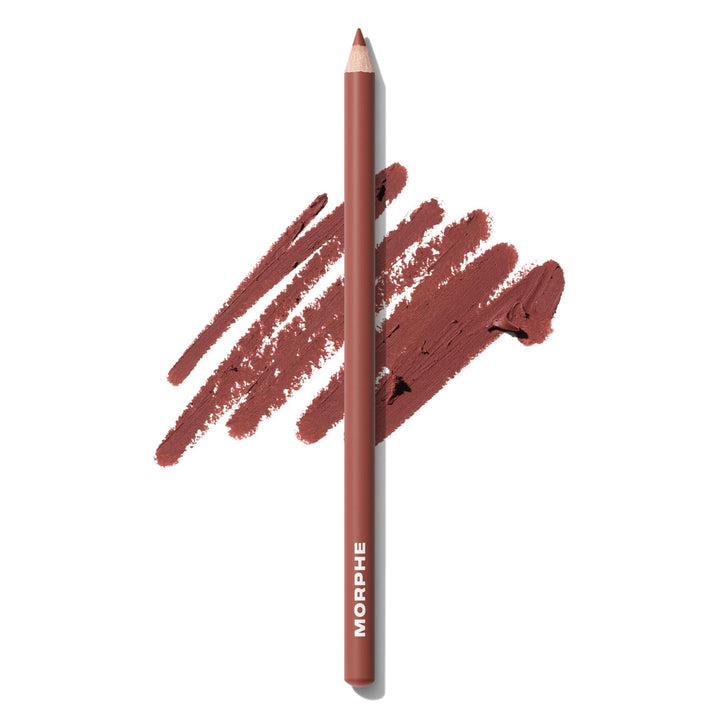 Morphe Signature Lip Liner Pencil - Creamy, Long Lasting Definer for Precise Shaping and Filling - Lip Makeup Essential with Smooth Glide - Professional Lipliner Pencil