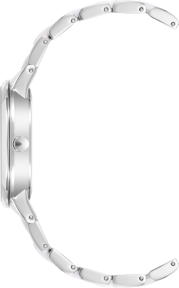 Anne Klein AK/1413LBSV Women's Resin Bracelet Watch - Silver/Iridescent