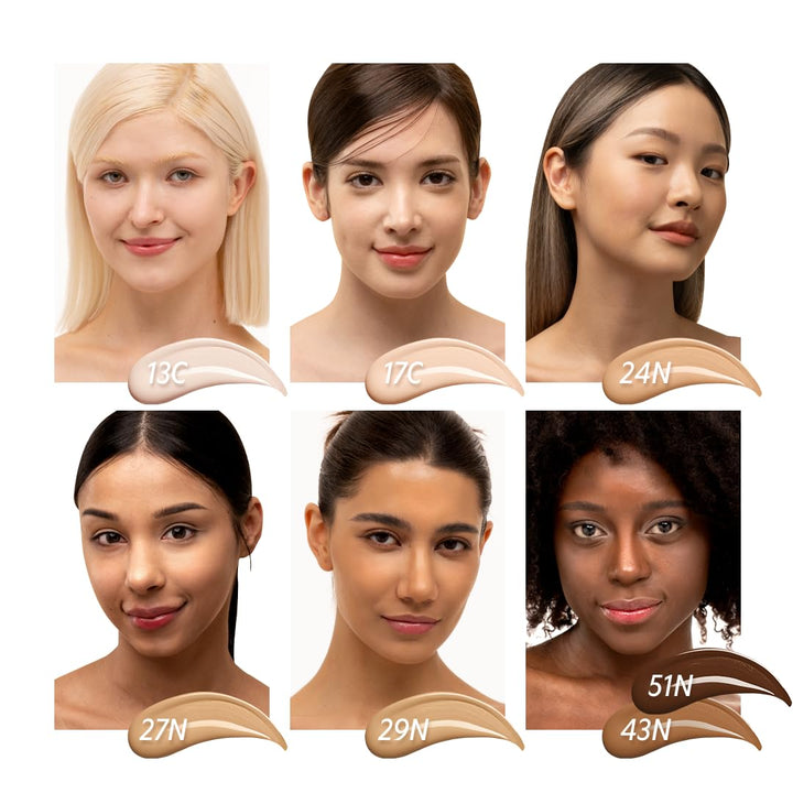 TIRTIR Mask Fit Red Cushion Foundation | Full coverage, Weightless, Skin fit, Satin Glow Finish, Korean Makeup, beauty, Tattoo cover up, Buildable 0.63 Fl Oz