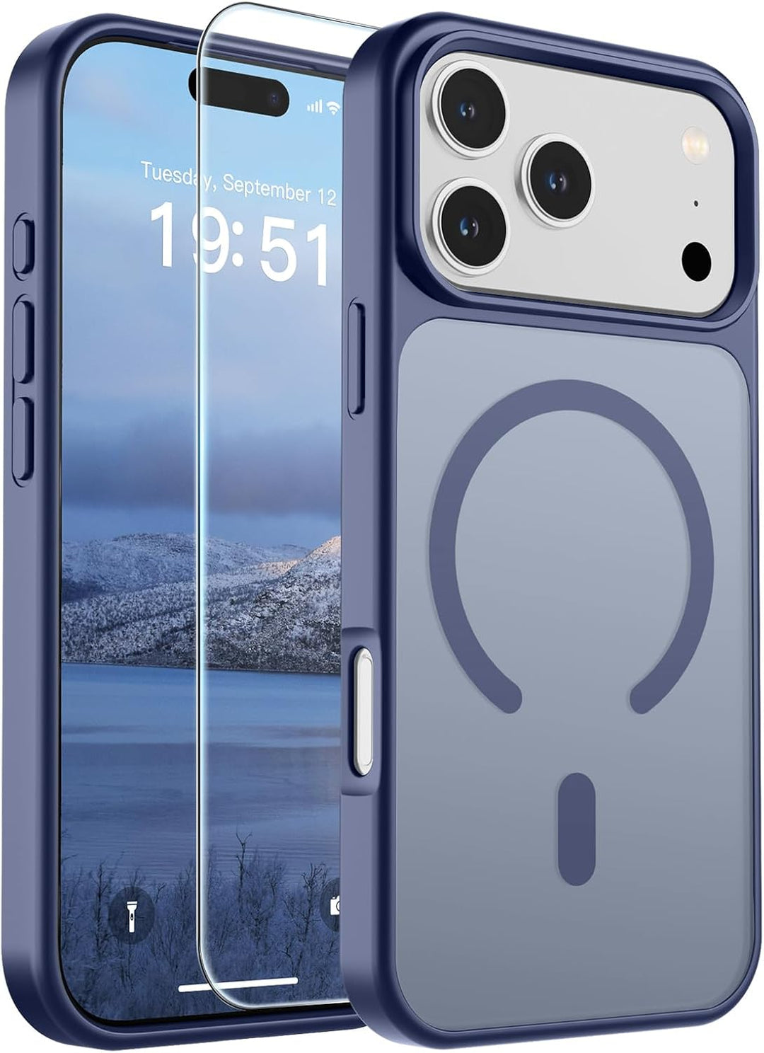 جراب SUPFINE مغناطيسي لهاتف iPhone 18 Pro Max / 17 Pro Max متوافق مع MagSafe، غطاء للتحكم في الكاميرا، غطاء سيليكون فاخر مقاوم للصدمات والسقوط لهاتف 18 Pro Max