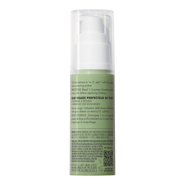 e.l.f. Tone Adjusting Face Primer, Makeup Primer For Neutralizing Uneven Skin Tones &amp; Redness, Grips Makeup To Last, Vegan &amp; Cruelty-free