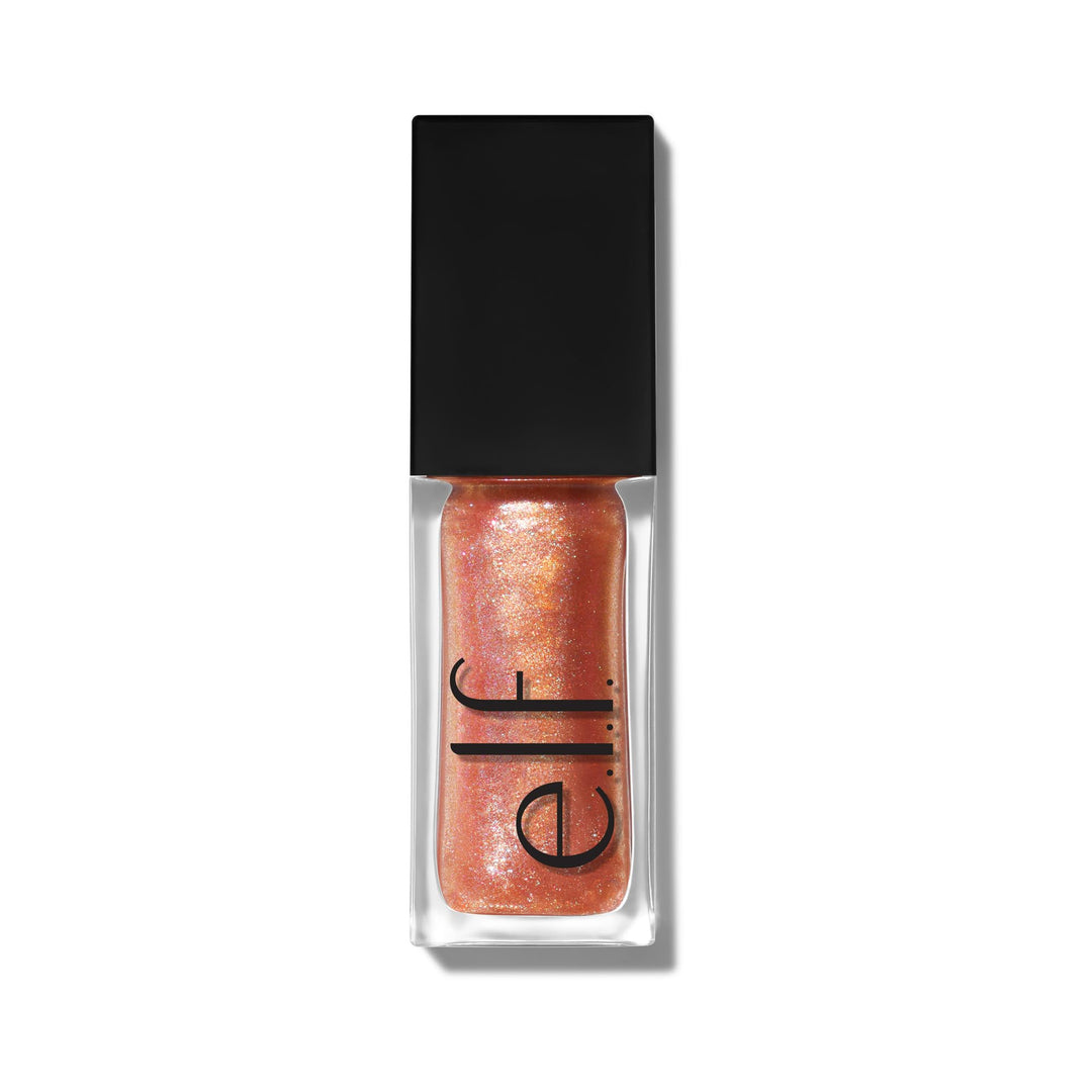 e.l.f. Glow Reviver Plumping Lip Oil, Tinted Lip Plumper For A High-Shine, Plump Finish, Infused With Jojoba Oil, Vegan &amp; Cruelty-Free, Apricot Feelings