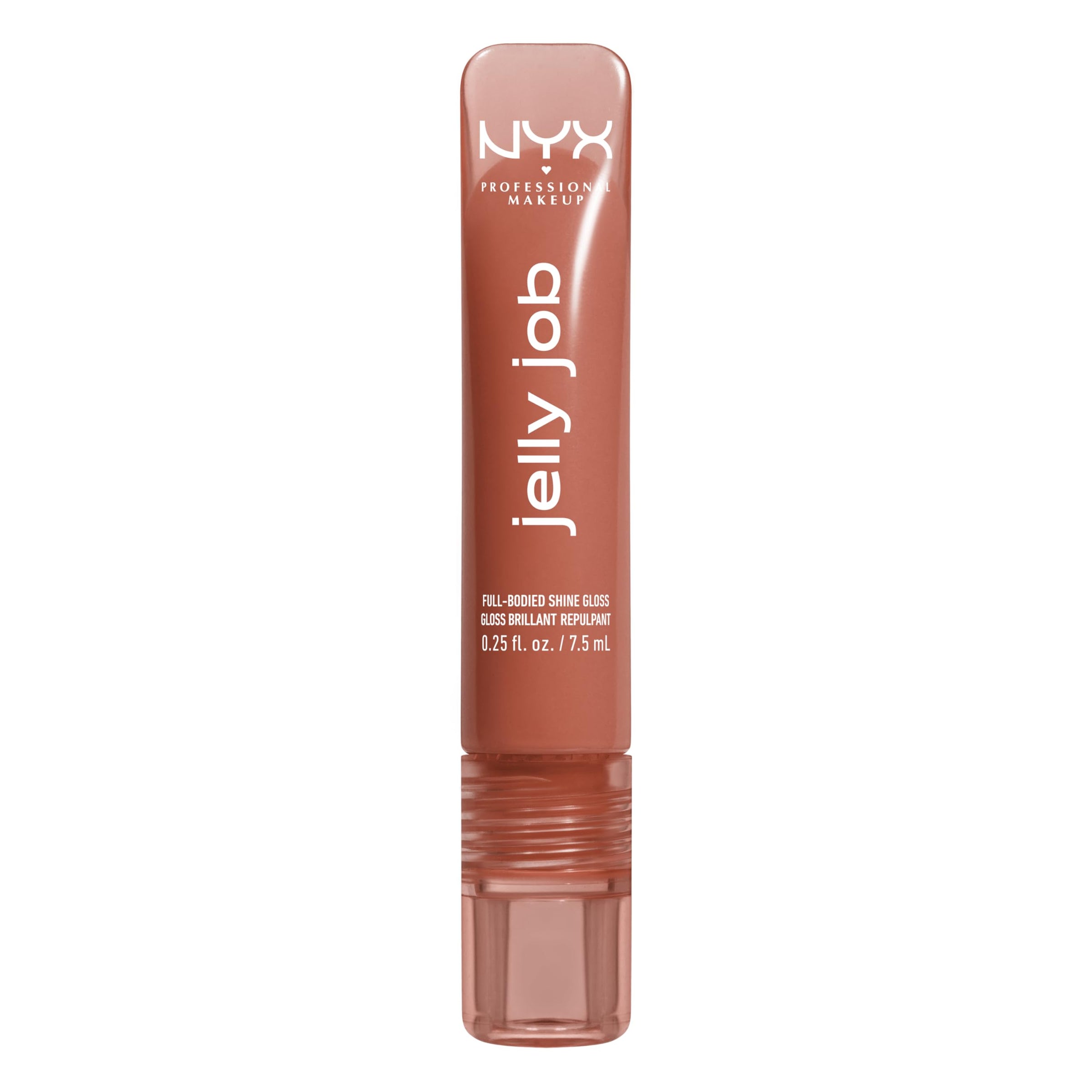 NYX PROFESSIONAL MAKEUP Jelly Job Lip Gloss, Lip Tint Gloss with Full-Bodied, Smoothing, and Hyper-Glossy Shine