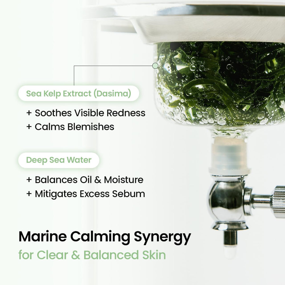 BIODANCE Refreshing Sea kelp Real Deep Mask, Overnight Hydrogel Face Mask, Calming, Oil &amp; Sebum Control, Blemish Care, After Sun Care, Sunburn Relief, Korean Skin Care | 1.19oz(34g) x 4ea