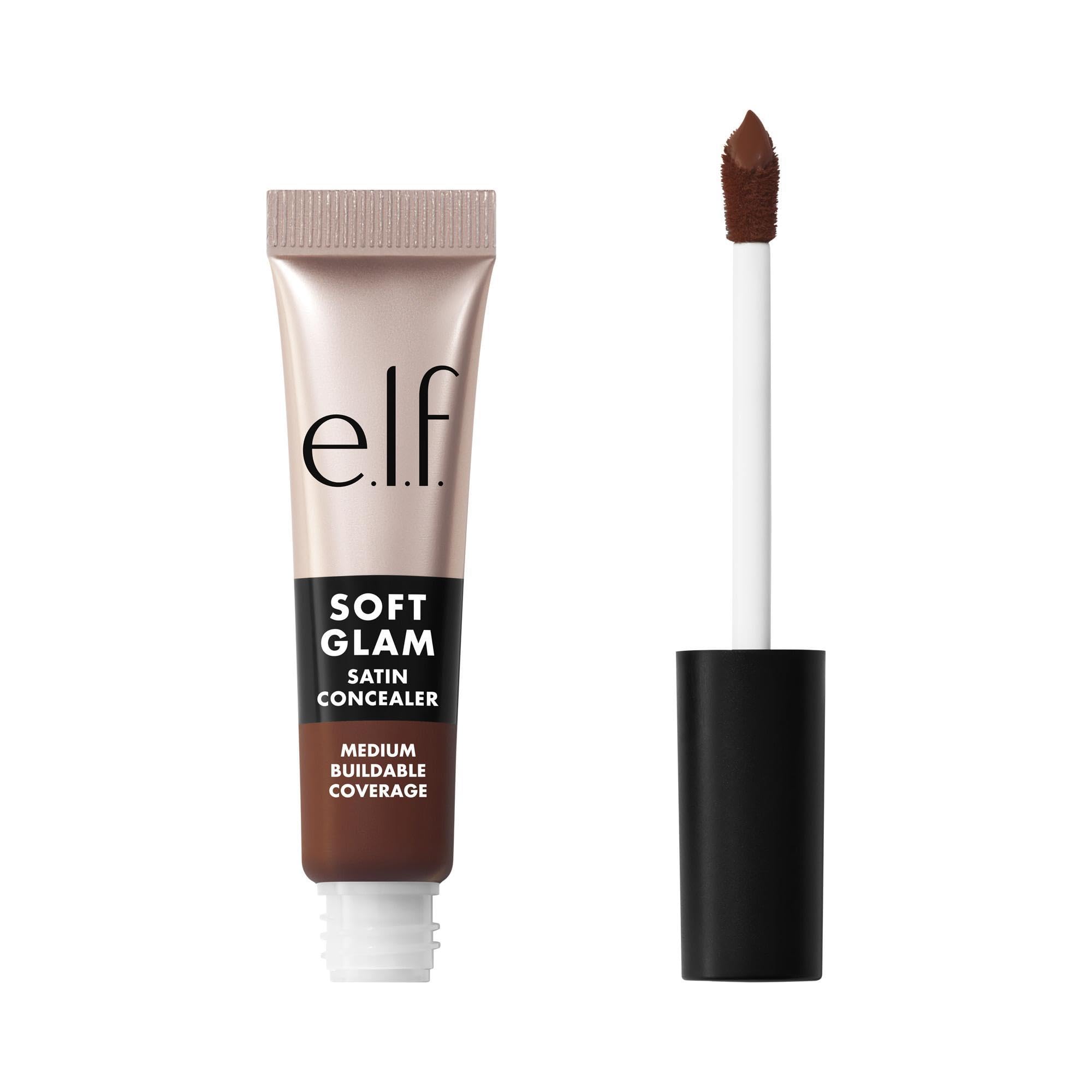 e.l.f. Soft Glam Satin Concealer, Medium Coverage For Blemishes & Under-Eye, Crease-Resistant, Long Lasting, Vegan & Cruelty-Free
