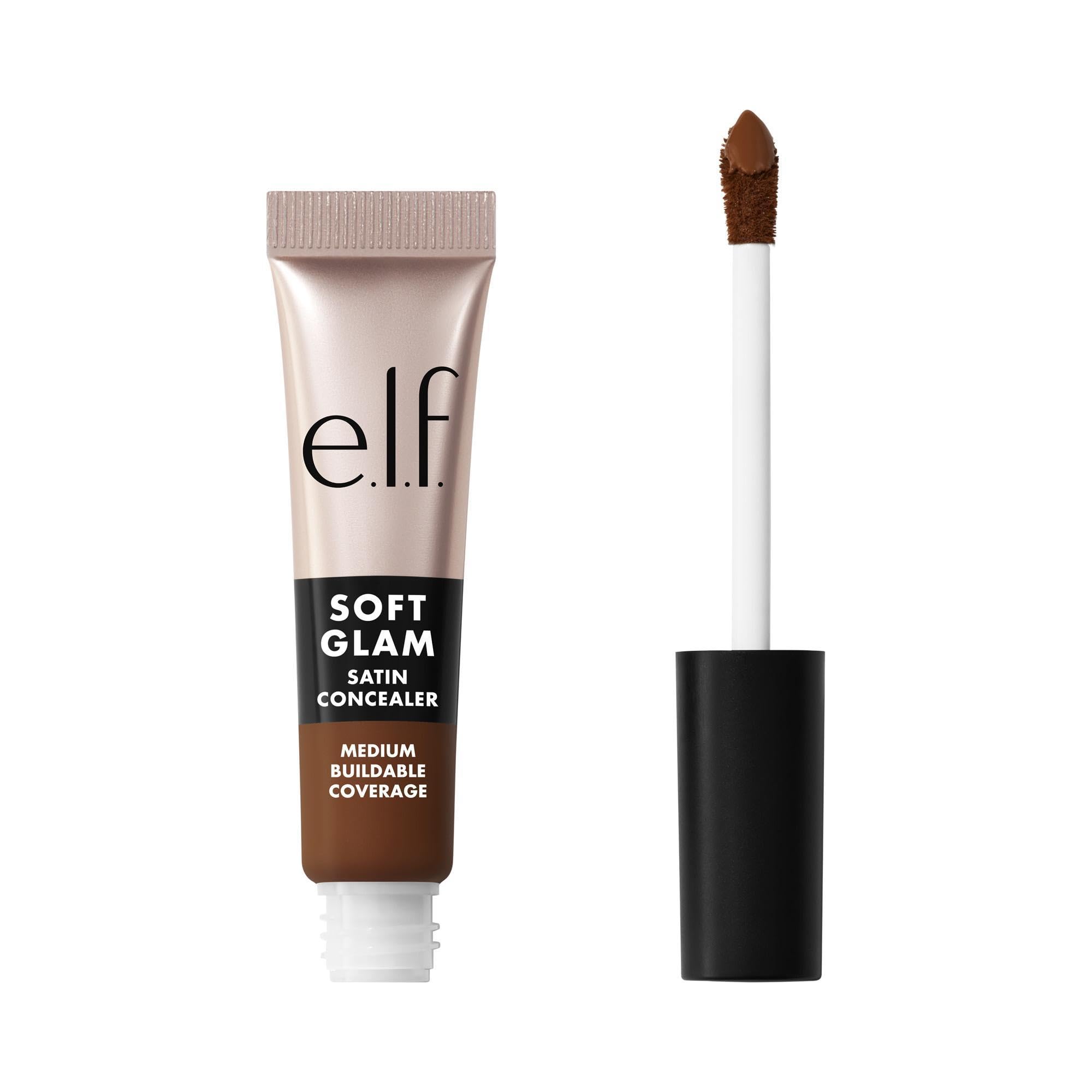 e.l.f. Soft Glam Satin Concealer, Medium Coverage For Blemishes & Under-Eye, Crease-Resistant, Long Lasting, Vegan & Cruelty-Free