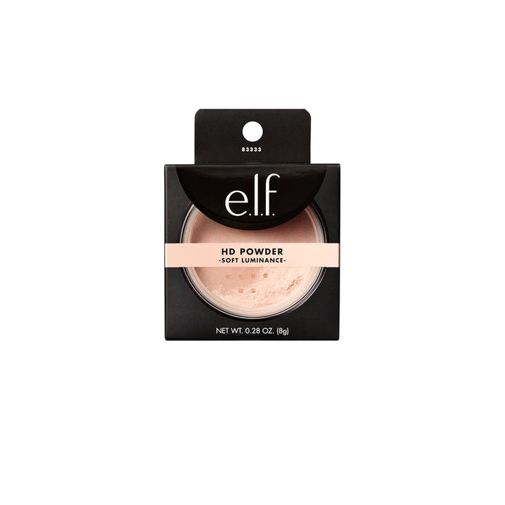 e.l.f. High Definition Powder, Loose Powder, Lightweight, Long-Lasting, Creates Soft Focus Effect, Masks Fine Lines & Imperfections, 0.28 Oz - Soft Luminance