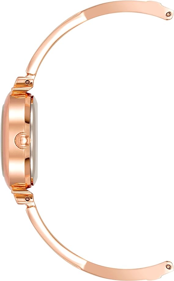 Anne Klein Women's AK/3292WTST Premium Crystal Accented Watch and Bangle Set