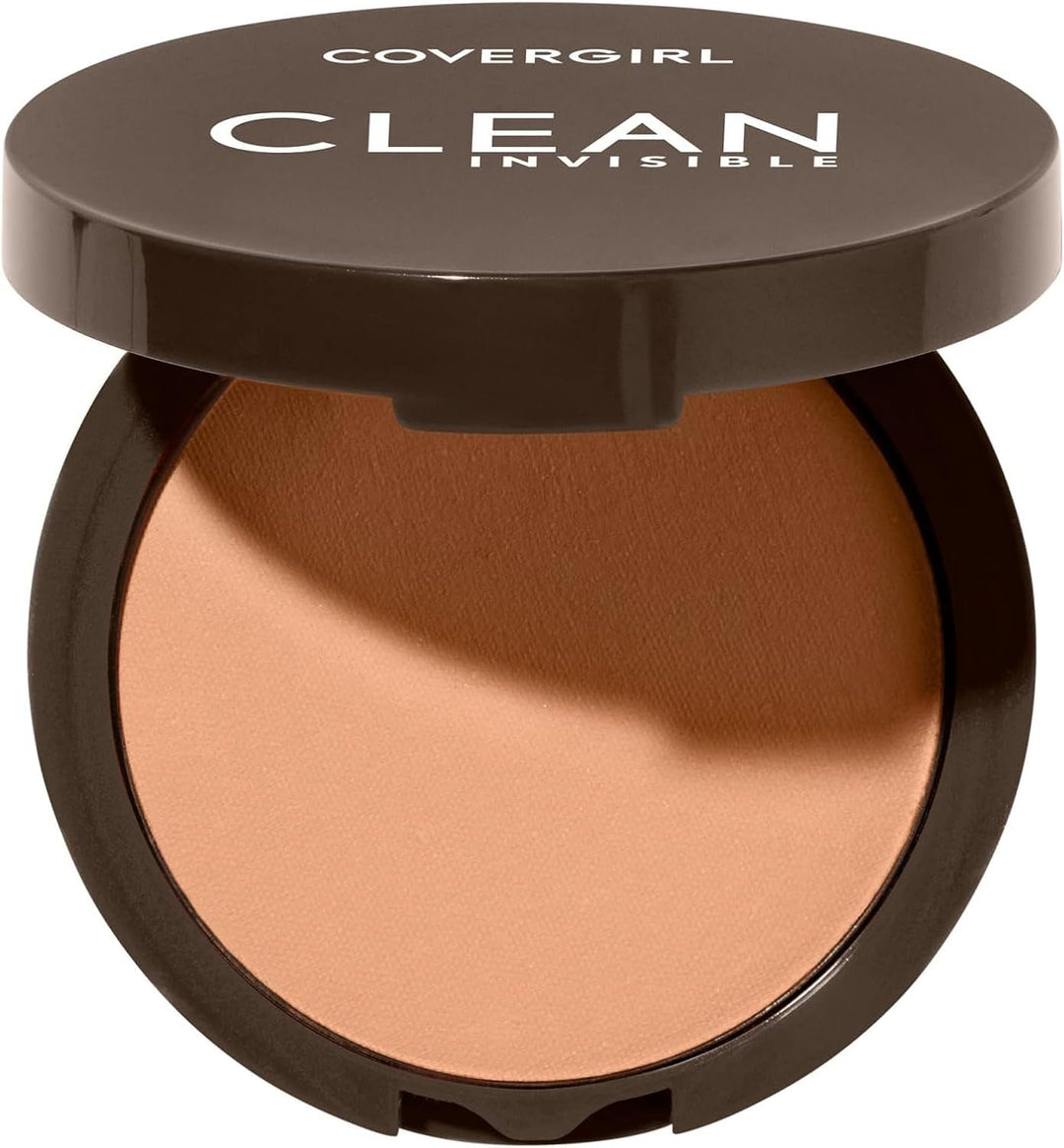 Covergirl Clean Invisible Pressed Powder, Lightweight, Breathable, Vegan Formula