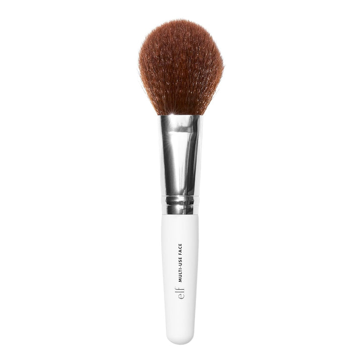 e.l.f. Multi-Use Face Brush, Versatile Makeup Brush For Applying Foundation, Bronzer &amp; Blush, Use With Powder, Cream &amp; Liquid, Vegan &amp; Cruelty-Free