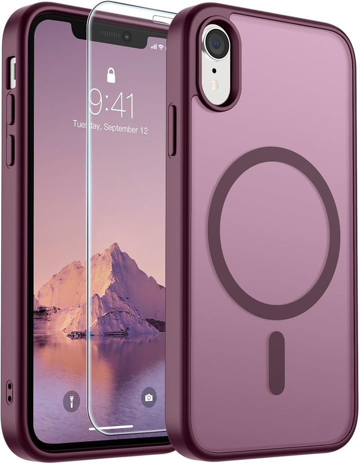 جراب SUPFINE مغناطيسي لهاتف iPhone 18 Pro Max / 17 Pro Max متوافق مع MagSafe، غطاء للتحكم في الكاميرا، غطاء سيليكون فاخر مقاوم للصدمات والسقوط لهاتف 18 Pro Max
