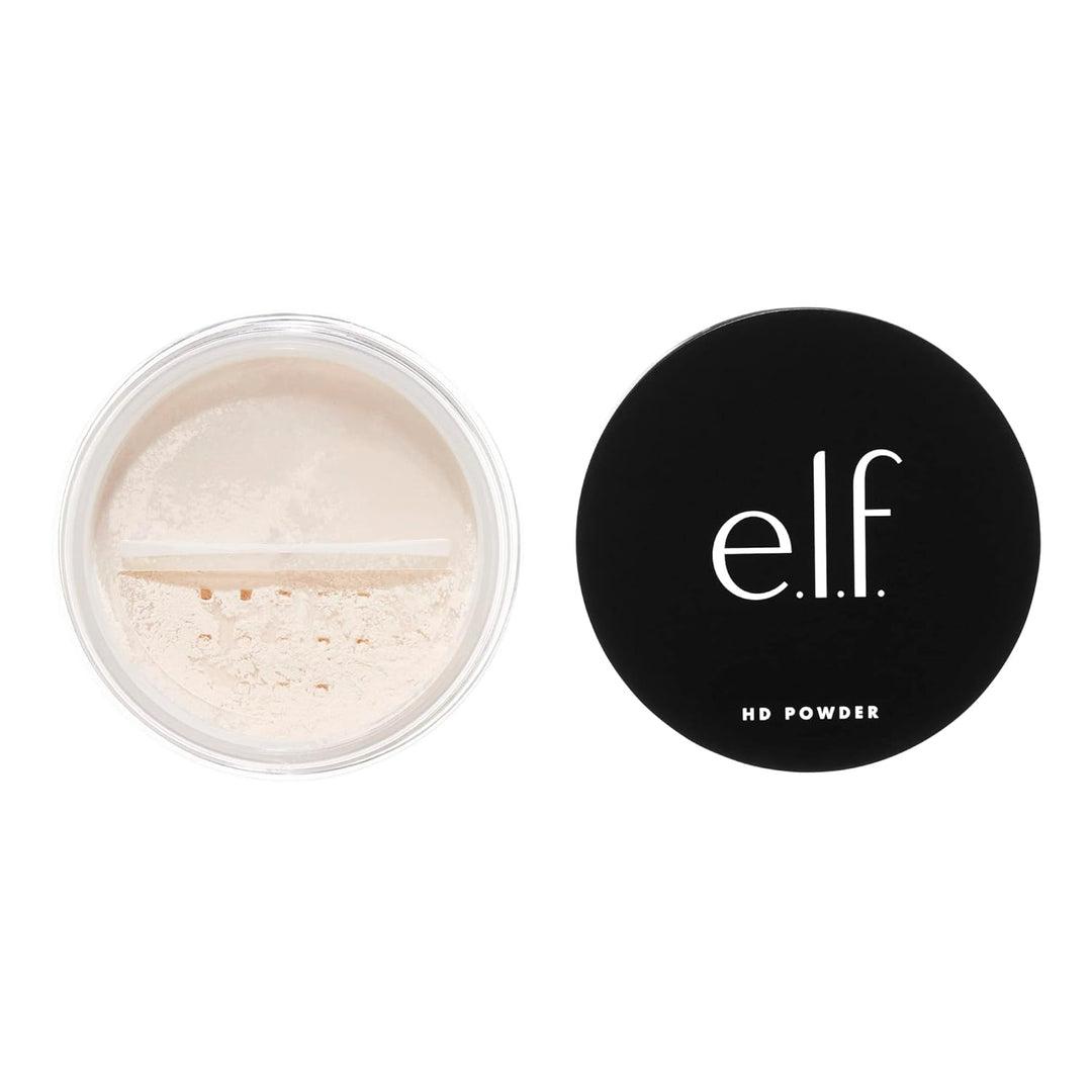 e.l.f. High Definition Powder, Loose Powder, Lightweight, Long-Lasting, Creates Soft Focus Effect, Masks Fine Lines & Imperfections, 0.28 Oz - Soft Luminance