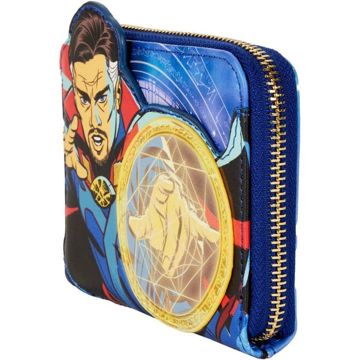 Loungefly Marvel Dr. Strange Multiverse Wallet Marvel - Dr. Strange One Size - BumbleToys - 14 Years & Up, 5-7 Years, 8-13 Years, Characters, Disney, Girls, Pre-Order