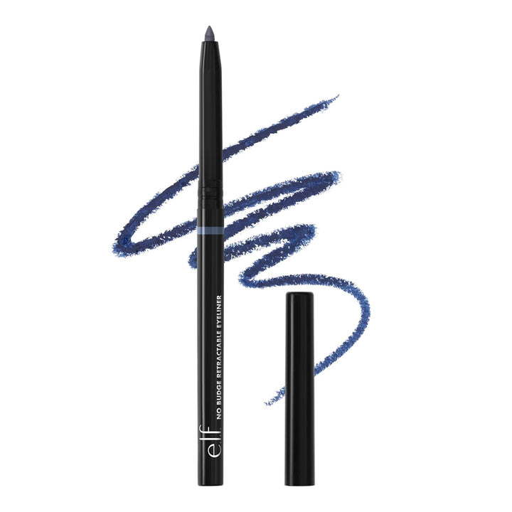 e.l.f. No Budge Retractable Eyeliner, Creamy, Ultra-Pigmented & Waterproof, Creates Bold & Defined Lines, Vegan & Cruelty-Free ,  Black