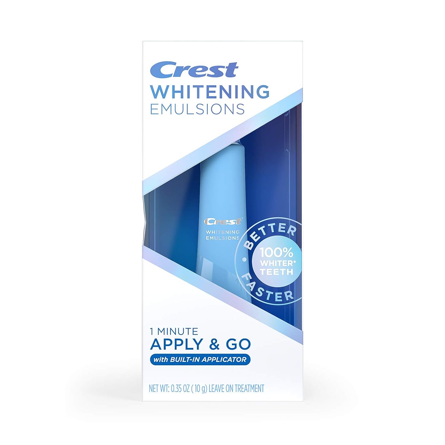 Crest Whitening Emulsions On-the-Go Leave-On Teeth Whitening Gel Pen, 0.35 Oz (10 G) - 3alababak