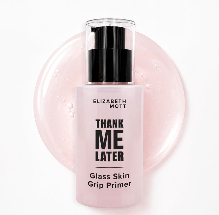 Elizabeth Mott Thank Me Later Glow Enhancer - Hydrating Face Primer &amp; Highlighter for Radiant Skin, Vegan &amp; Cruelty-Free, No Sulfates, Parabens, or Phthalates  - 30g