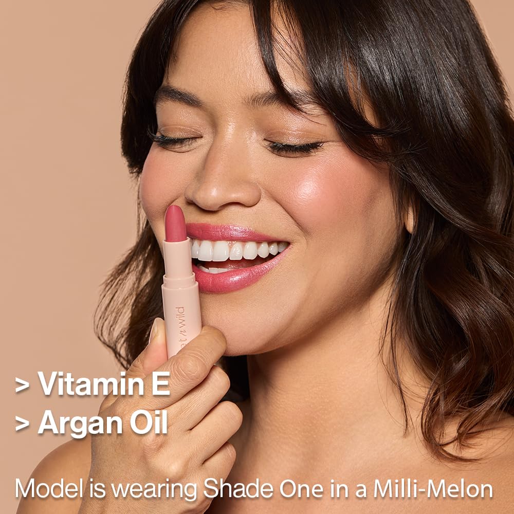 wet n wild Mega Last Rich Satin Lip Color, Rich Creamy Color with Satin Finish, Infused with Vitamin E &amp; Moisturizing Argan Oil, Lightweight, Silky-Smooth, Vegan &amp; Cruelty-Free