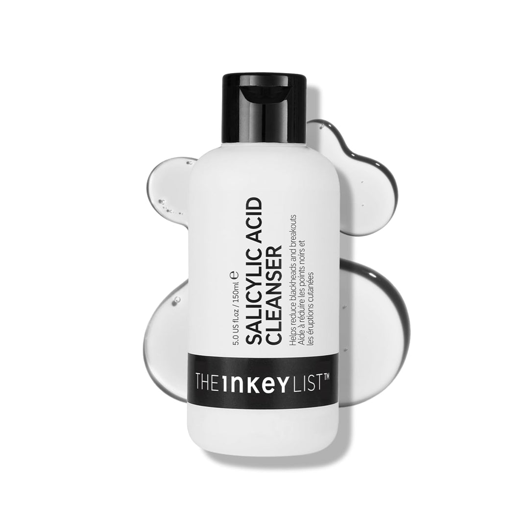 The INKEY List Salicylic Acid Cleanser - Daily Exfoliating Cleanser with 2% Salicylic Acid &amp; Zinc PCA, Unclogs Pores, Anti Acne, Reduces Blackheads &amp; Excess Oil for Clearer Skin