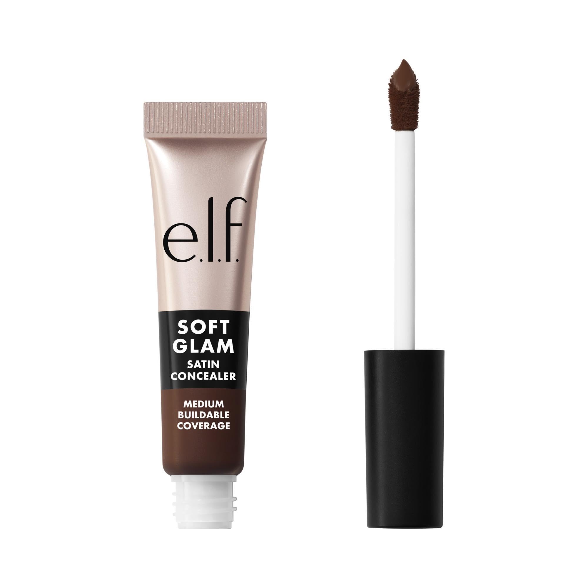 e.l.f. Soft Glam Satin Concealer, Medium Coverage For Blemishes & Under-Eye, Crease-Resistant, Long Lasting, Vegan & Cruelty-Free