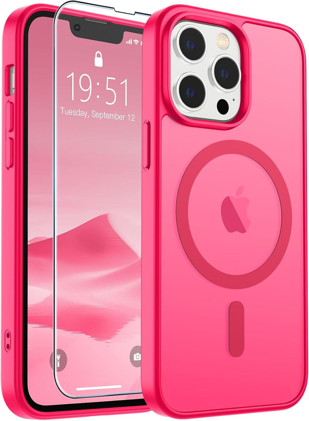 جراب SUPFINE مغناطيسي لهاتف iPhone 18 Pro Max / 17 Pro Max متوافق مع MagSafe، غطاء للتحكم في الكاميرا، غطاء سيليكون فاخر مقاوم للصدمات والسقوط لهاتف 18 Pro Max