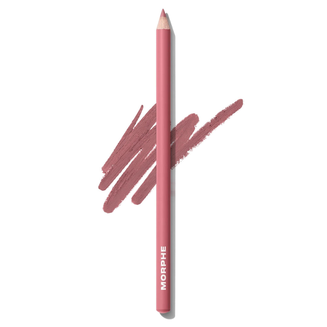 Morphe Signature Lip Liner Pencil - Creamy, Long Lasting Definer for Precise Shaping and Filling - Lip Makeup Essential with Smooth Glide - Professional Lipliner Pencil
