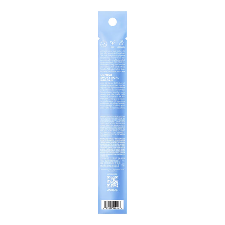 e.l.f. Smoky Kohl Eyeliner, Eye Pencil For Creating Long-Lasting, Bold, High-Pigmented Makeup Looks, Vegan &amp; Cruelty-Free