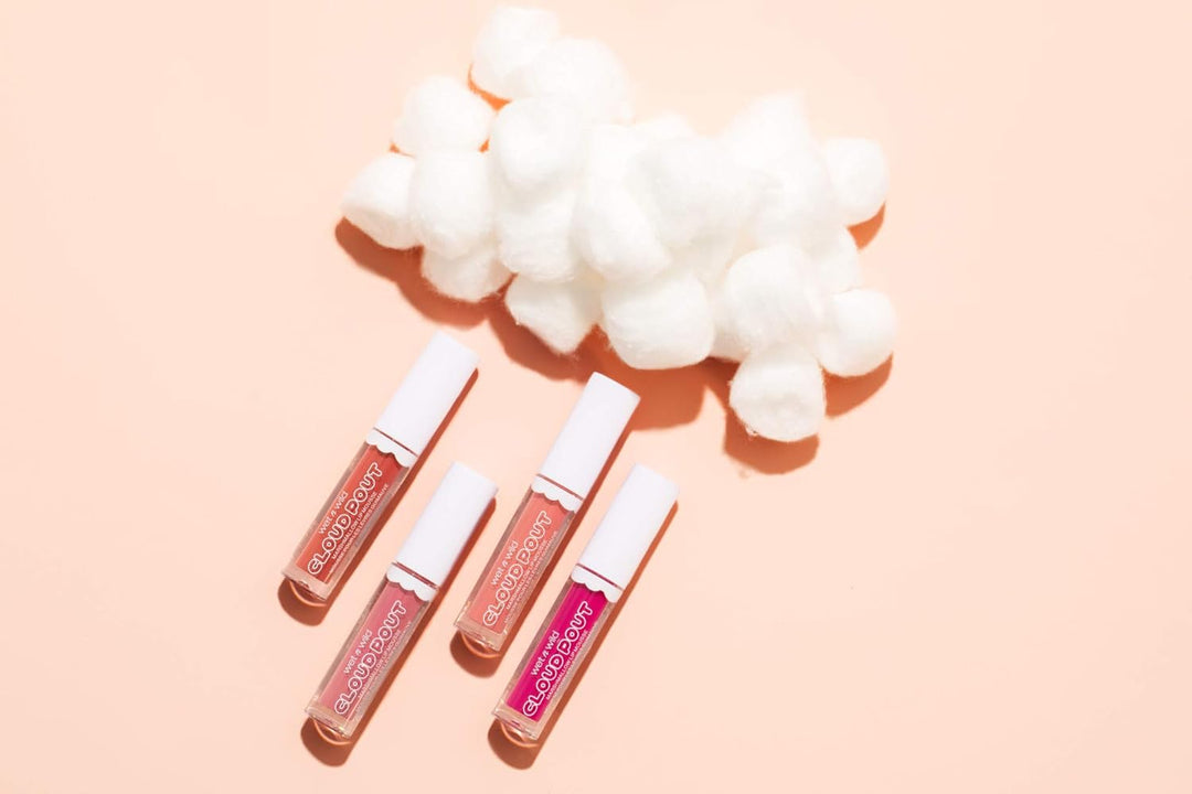 wet n wild Lip Cream Cloud Pout w/Marshmallow | Argan Oil | Vitamin E | Marshmallow Flavored