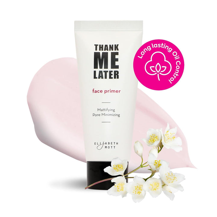 Elizabeth Mott Thank Me Later Glow Enhancer - Hydrating Face Primer &amp; Highlighter for Radiant Skin, Vegan &amp; Cruelty-Free, No Sulfates, Parabens, or Phthalates  - 30g