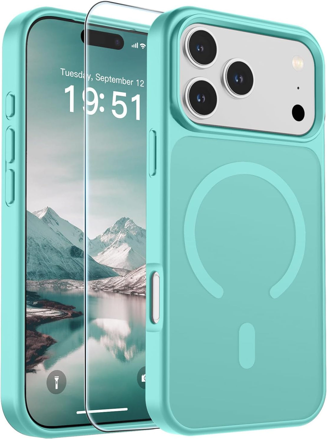 جراب SUPFINE مغناطيسي لهاتف iPhone 18 Pro Max / 17 Pro Max متوافق مع MagSafe، غطاء للتحكم في الكاميرا، غطاء سيليكون فاخر مقاوم للصدمات والسقوط لهاتف 18 Pro Max
