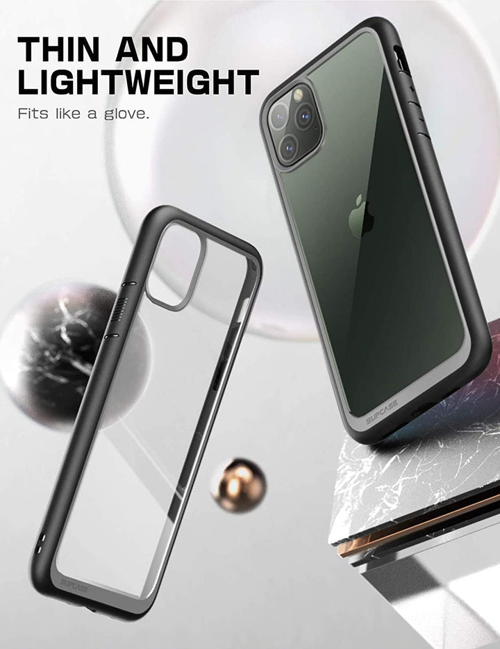 Supcase Unicorn Beetle Style Series Case Designed for Iphone 11 Pro Max 6.5 Inch (2019 Release), Premium Hybrid Protective Clear Case (Black)