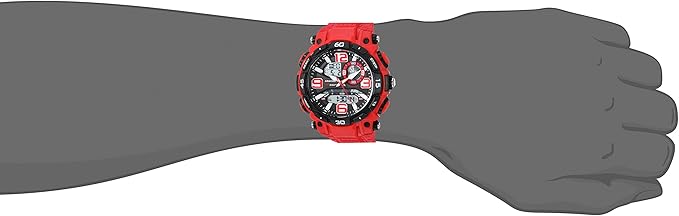 Armitron Sport Men's 20/5270RED Analog-Digital Chronograph Red Resin Strap Watch