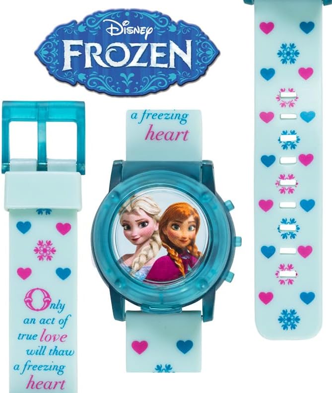 Disney Kids' FZN3821SR Digital Display Analog Quartz Blue Watch