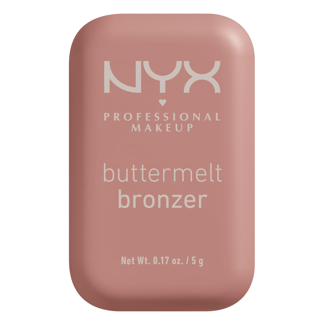 NYX PROFESSIONAL MAKEUP Matte Buttermelt Bronzer, Longwear Face Makeup with Up to 12 Hours of Wear, Vegan Formula 0.17 Ounce