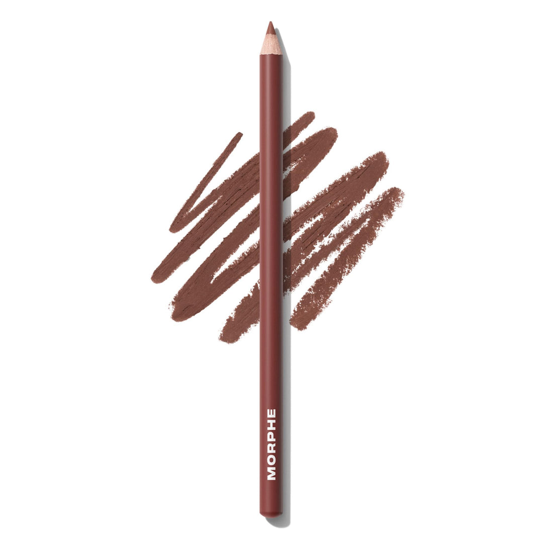 Morphe Signature Lip Liner Pencil - Creamy, Long Lasting Definer for Precise Shaping and Filling - Lip Makeup Essential with Smooth Glide - Professional Lipliner Pencil