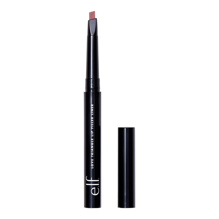 e.l.f. Love Triangle Lip Filler Liner, 2-in-1 Lipliner Pencil For Sculpting &amp; Filling, Long-Lasting Intense Color, Vegan &amp; Cruelty-Free