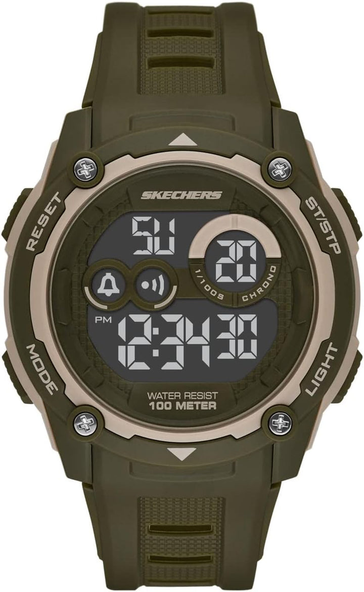 Skechers SR1151 Digital Sports Watch for Men - Atwater Green