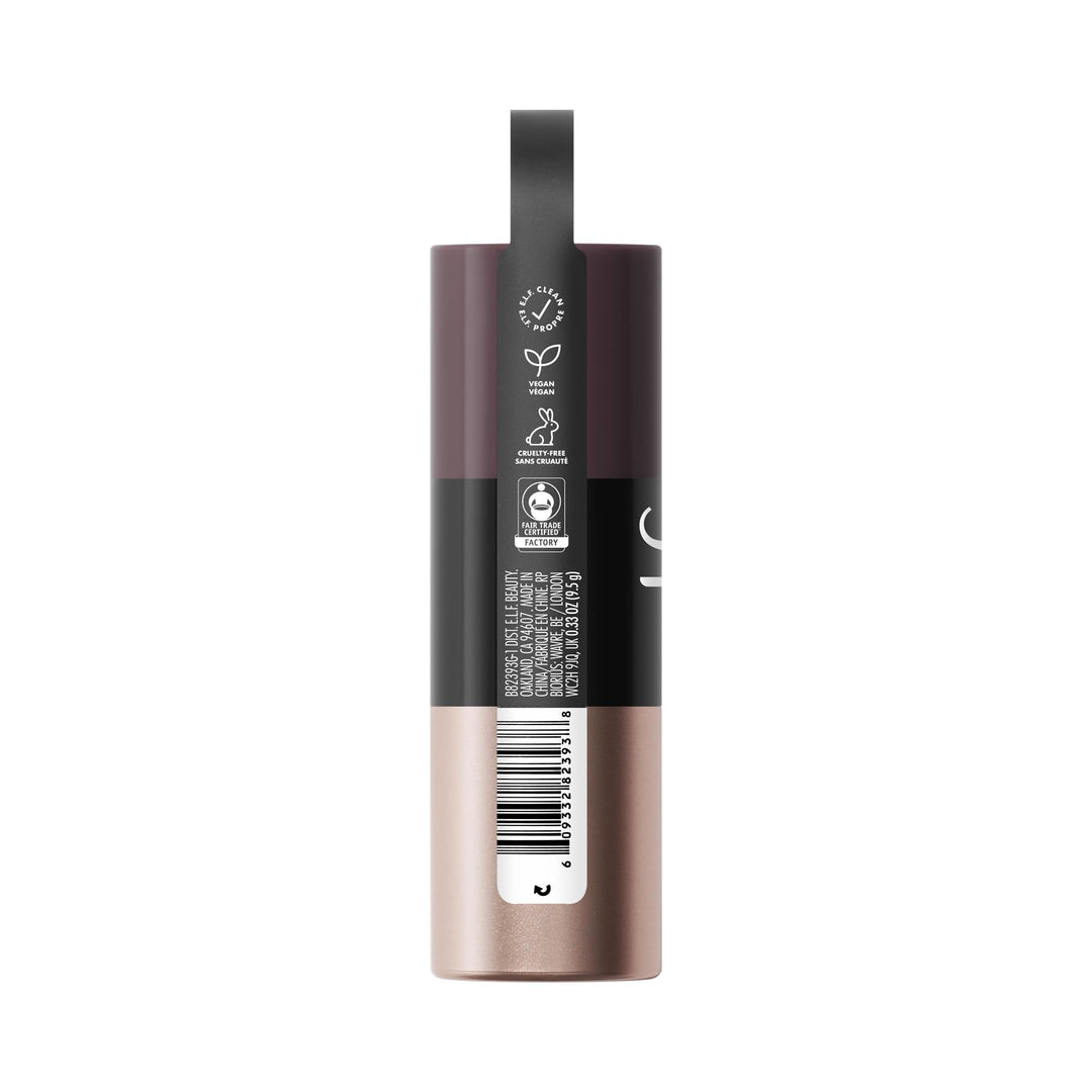 قلم برونزر كريمي سوفت جلام من e.l.f.، برونزر كريمي قابل للبناء لإشراقة منحوتة تدوم طويلاً ولمسة نهائية ساتان، تصميم لولبي، نباتي ولم يختبر على الحيوانات، درجة متوسطة