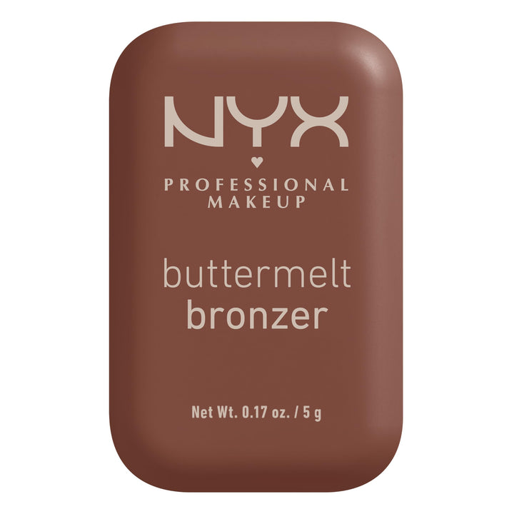 NYX PROFESSIONAL MAKEUP Matte Buttermelt Bronzer, Longwear Face Makeup with Up to 12 Hours of Wear, Vegan Formula 0.17 Ounce