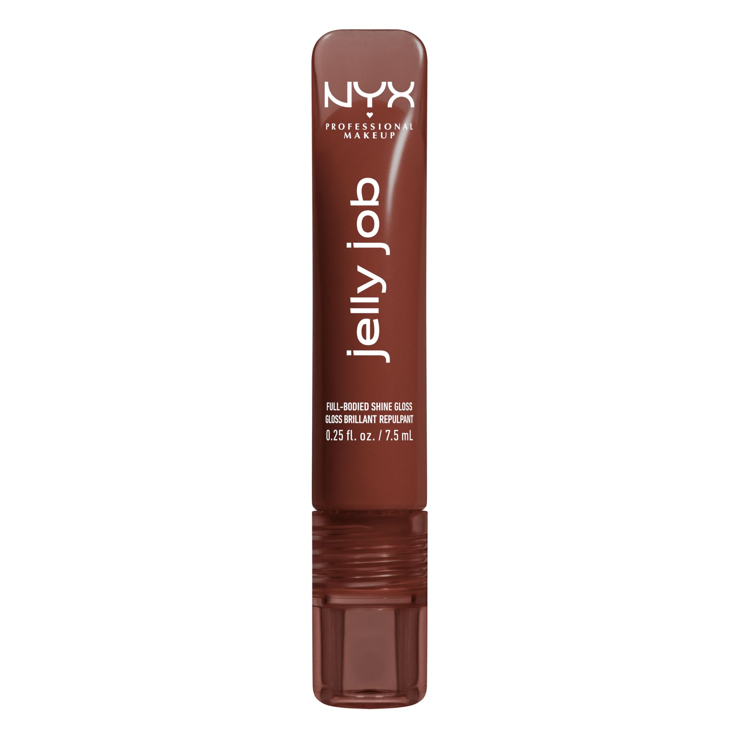 NYX PROFESSIONAL MAKEUP Jelly Job Lip Gloss, Lip Tint Gloss with Full-Bodied, Smoothing, and Hyper-Glossy Shine