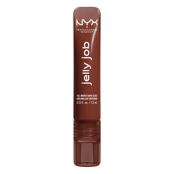 NYX PROFESSIONAL MAKEUP Jelly Job Lip Gloss, Lip Tint Gloss with Full-Bodied, Smoothing, and Hyper-Glossy Shine