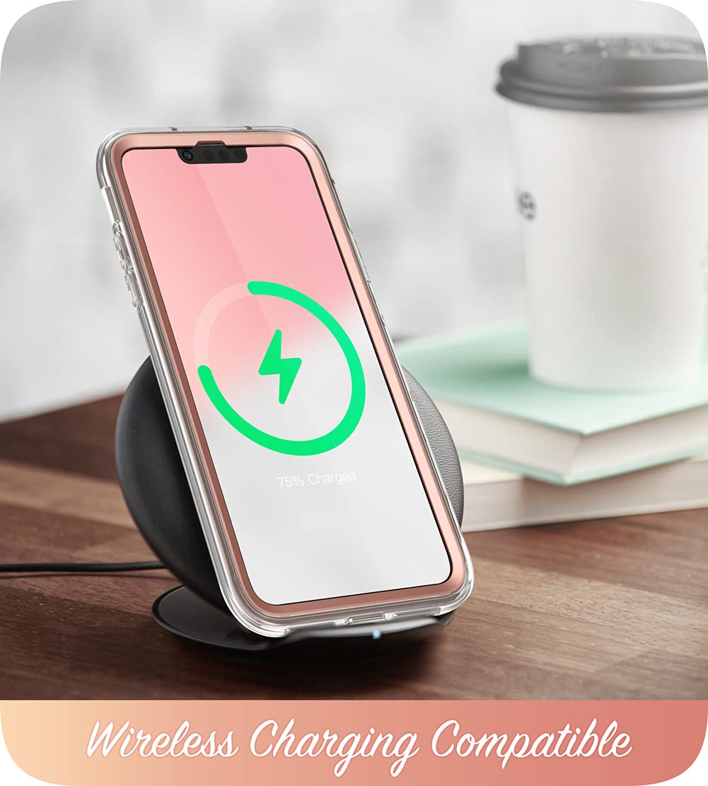 i-Blason Cosmo for iPhone 13 Pro Max Case [Built-in Screen Protector] [Military-Grade Protection] Slim Full-Body Stylish Protective Shockproof Phone Case for iPhone 13 Pro Max (Butterfly)