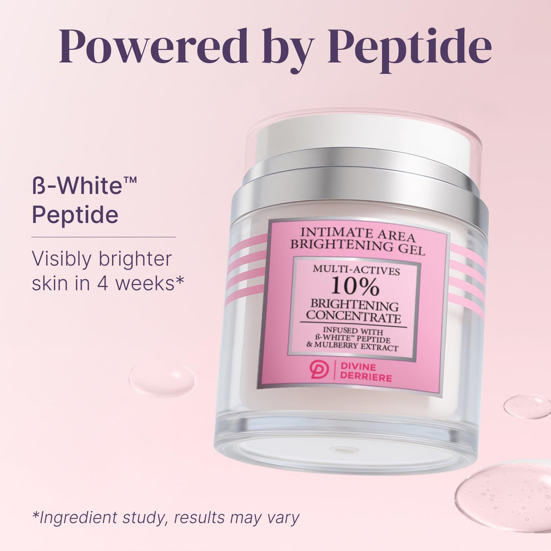 Divine Derriere Intimate Dark Spot Remover for Body, Face, Bikini and Sensitive Areas - Dark Spot Corrector Cream for Intimate Areas Contains Mulberry Extract, Alpha Arbutin, Peptide 30 ml