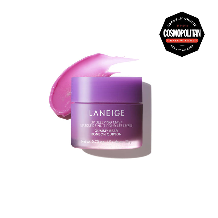LANEIGE Lip Sleeping Mask: Korean Overnight Treatment For Dry Lips | Hydrating &amp; Nourishing Overnight Lip Treatment Mask with Vitamin C, Shea &amp; Murumuru Seed Butter
