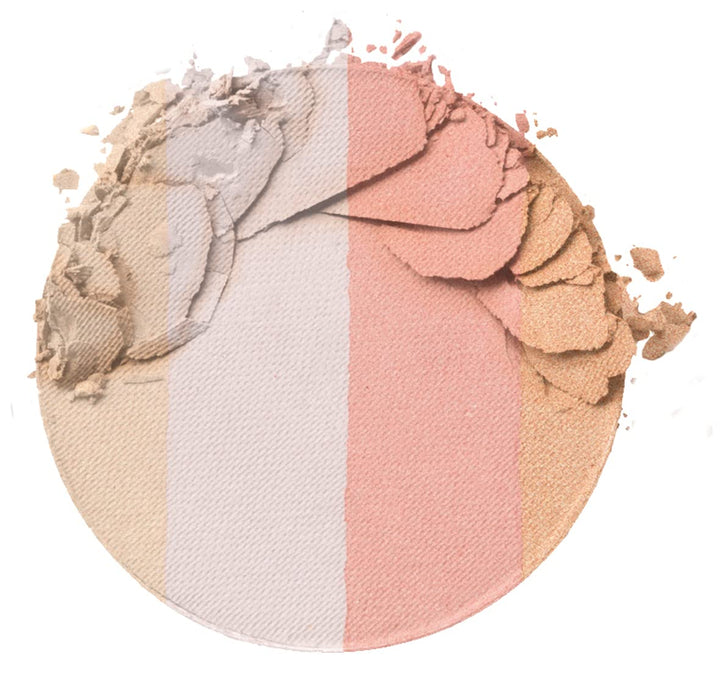 wet n wild MegaGlo Illuminating Blush Makeup Powder Palette, Catwalk Pink, Highlighter Face Make Up