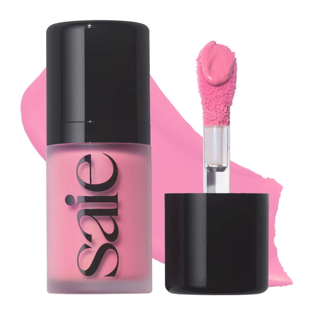 Saie Dew Liquid Blush for Cheeks - Hydrating Cream Blush Stick with a Blendable + Buildable Formula
