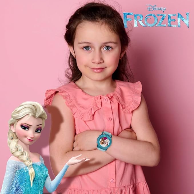 Disney Kids' FZN3821SR Digital Display Analog Quartz Blue Watch
