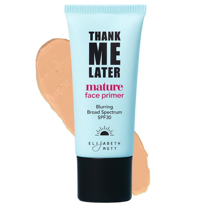 Elizabeth Mott Thank Me Later Glow Enhancer - Hydrating Face Primer &amp; Highlighter for Radiant Skin, Vegan &amp; Cruelty-Free, No Sulfates, Parabens, or Phthalates  - 30g